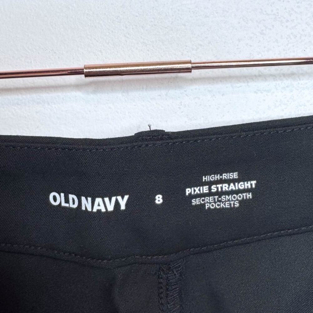 Old Navy High Rise Pixie Straight with Secret-Smooth Pockets - Picture 6 of 8